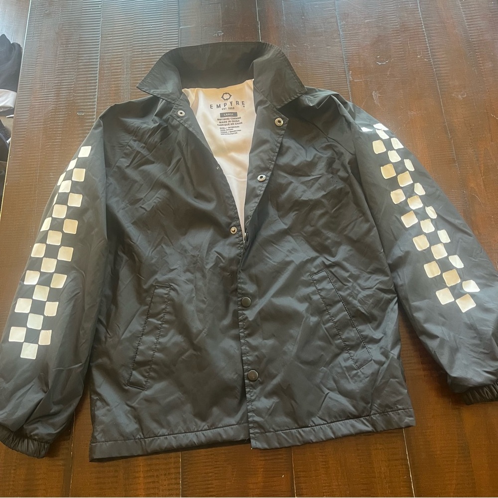 Empyre Black Jacket with White Interior